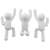 Set de 3 Perchas Buddy Blanco