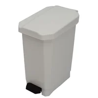 Caneca Plástica 22L Blanco Con Pedal