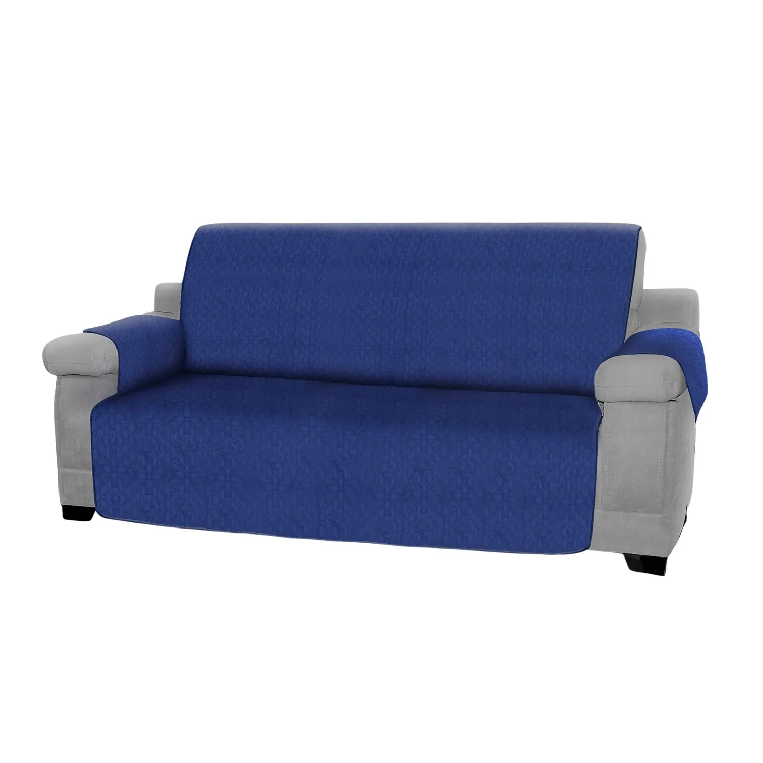 Forro Protector de Muebles Reversible Azul 3 Puestos