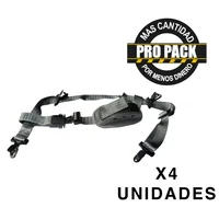 Pack Barbuquejo 4 Apoyos Con Mentonera X 4 Unidades