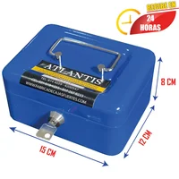 Cofre Caja Menor Rf 150 Seguridad Empresa Hogar 9 cm X 16 cm X 12 cm