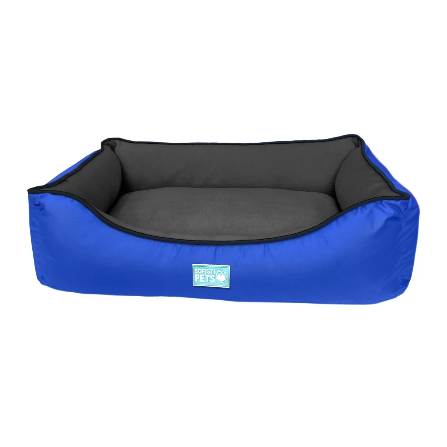Cama Para Perro Doble Faz 70X50X20Cm Mediana Azul Sofistipet