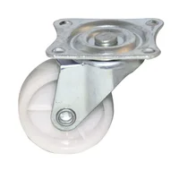 Rodachina con Esfera Rueda de  Nylon 1 1/2 Pulg