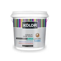 Esmalte para Exterior Base Agua Gris Kolor 1/4 galón