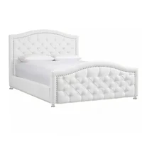 Alcoba Venecia Infantil Cabecero + Base Cama Semidoble Blanco