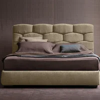 Combo Esmeralda Cabecero + Base Cama Queen Taupe