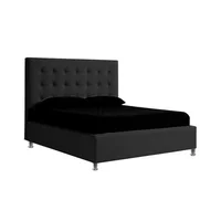 Combo Ilusión Cabecero + Base Cama Queen Negro