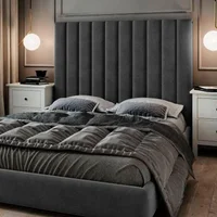 Cabecero Natura para Cama Doble Gris