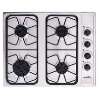 Abba Estufa Empotrable Gas Natural 59 cm CG4PLN EA Inoxidable