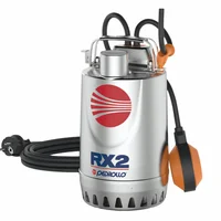 Electrobomba Sumergible Aguas Claras Acero Inoxidable 0.5 Hp ½ Hp 110V Rxm2 Pedrollo