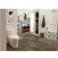 Base Decorada Indi Rombos 30x60cm Gris