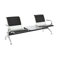 Silla Tándem 2 Mesa Gris 124X77X37 Gris