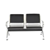 Silla Tándem 2 124x77x37 Negro