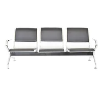 Silla Tándem 3 Gris 124x77x37 Gris