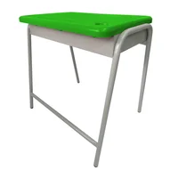 Pupitre Infantil Unipersonal 40X60X60 Verde Limón