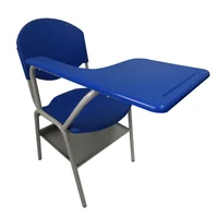 Pupitre Escolar con Porta Libros 40X40X80 Azul
