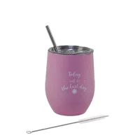 Termo - Vaso en Acero Inoxidable Rosado