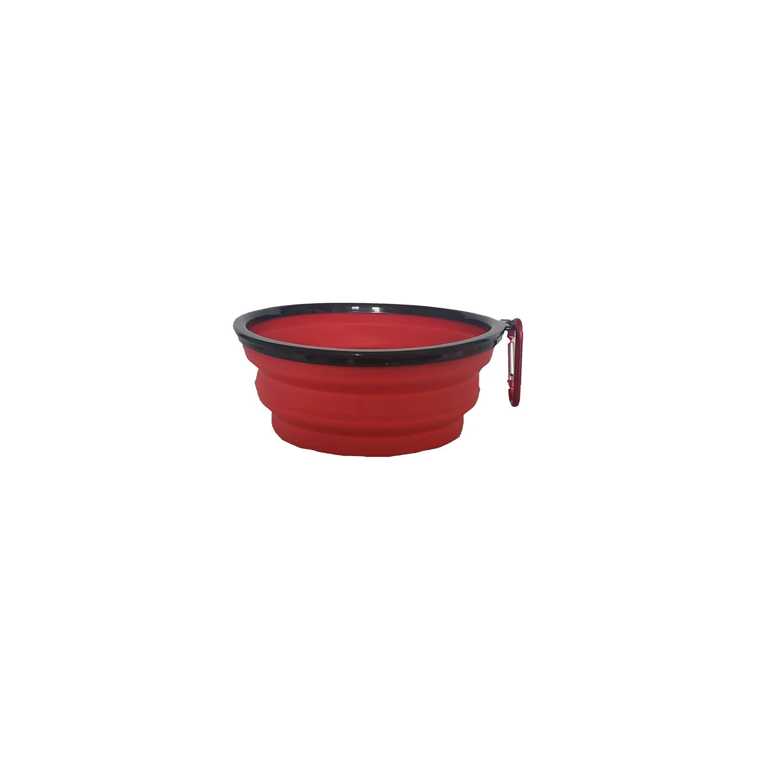 Tazón En Silicona Para Mascotas Grande Color Rojo Solepet 17.5 Cm 3
