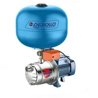 Equipo de Presión Plurijet 4/80 0.75 Hp ¾ Hp 110/220V + Tanque Hidroneumático Esférico de 24 Litros Pedrollo