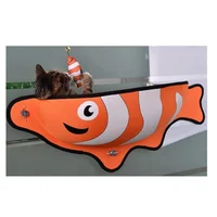 Cama Alcolchada Para Mascotas Ventana Pez Solepet Naranja Solepet