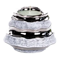 Portavela Ondas 7.5 Cm Plata Guinea
