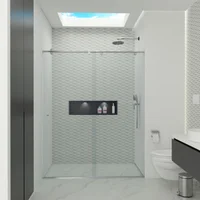 División De Baño 180 cm .1-190 cm x 180 cm Amiga Barra 6 mm