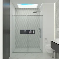 División De Baño 100.1-110 cm x 180 cm Premium Barra 6 mm