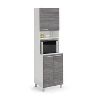 Torre Microondas Ibiza Humo 59x208.5x50.5 cm
