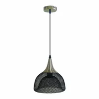 Lámpara Colgante Malla 1 Luz E27 Bronce Producto Certificado