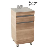 Mueble de Baño Miel con Lavamanos Aluvia Bone 45 cm Corona