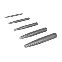 Juego de Extractores de Tornillos 5 Piezas 1/8" hasta 3/4" Truper
