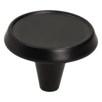Boton 39mm Zamak Negro Mate Fixer