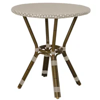 Mesa Balcón Aluminio/Rattan Sint Paris Taupe