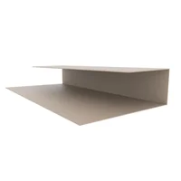 Cielo Raso Pefil En U De Pvc 2.90mt Color Avalon Beige