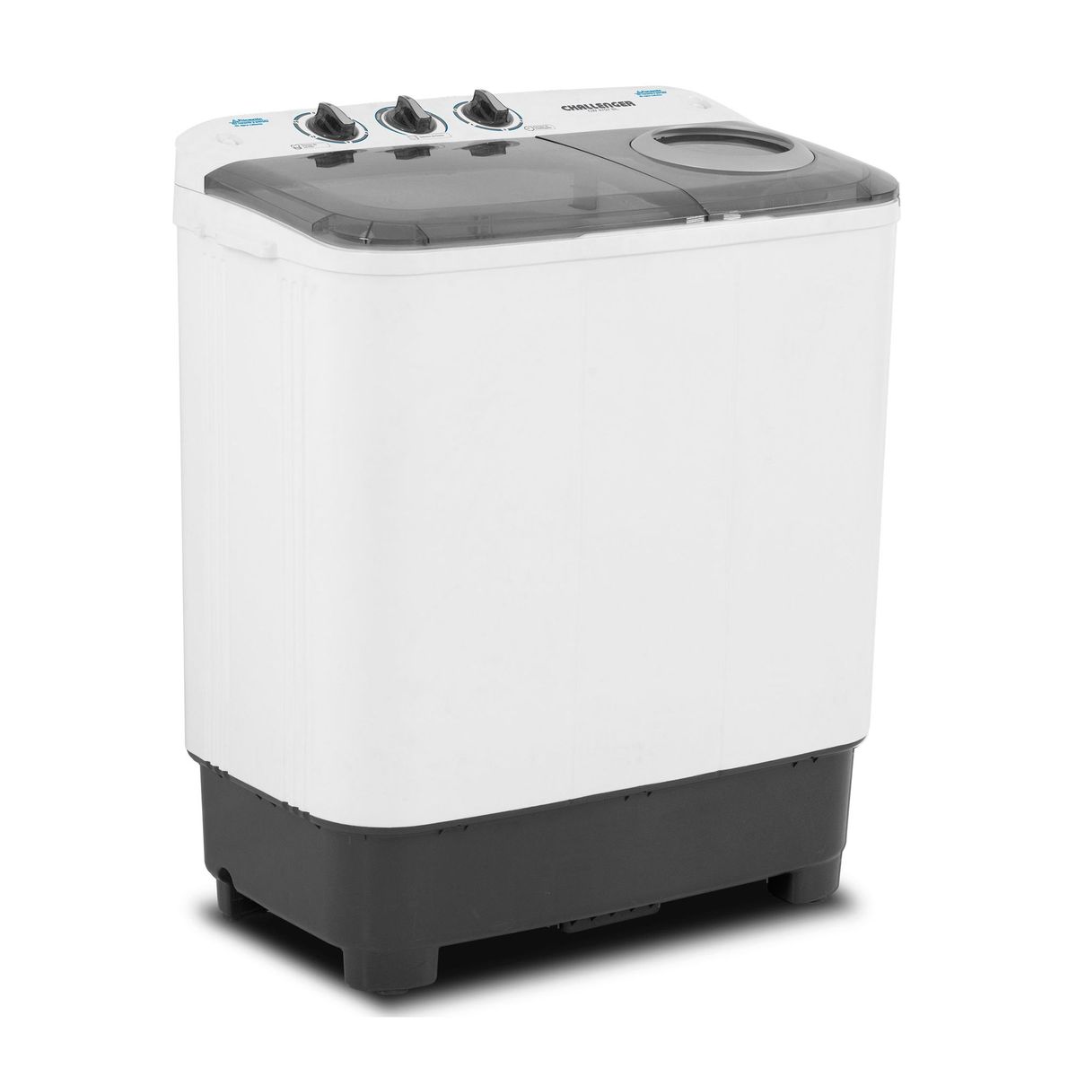 CHALLENGER - Lavadora Semiautomática Carga Superior 7 Kg Blanco CW4707