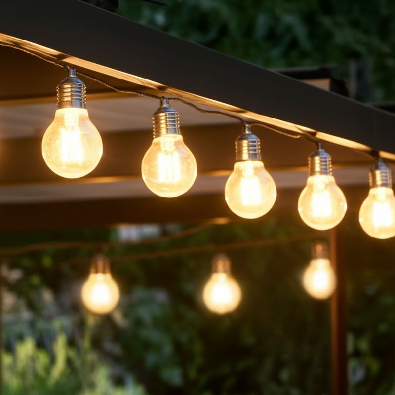 Papá Noel decorando