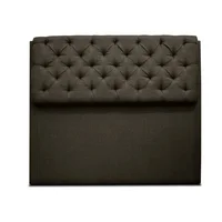 Cabecero Dreamer de Piso Lino para Cama Sencilla 100X120 Café