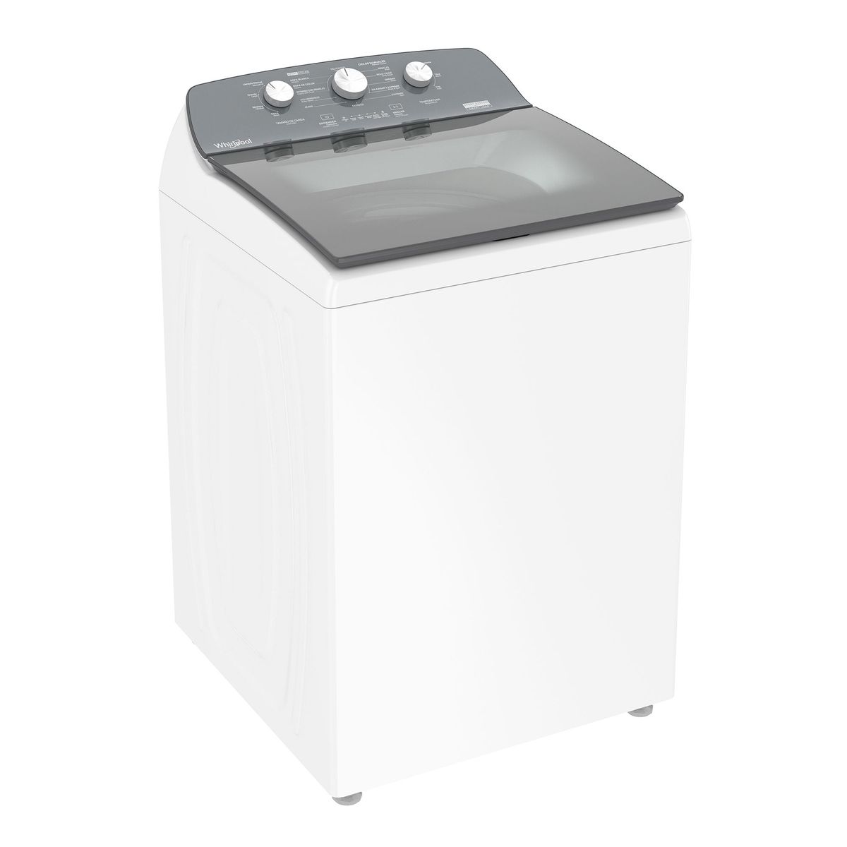 WHIRLPOOL - Lavadora Carga Superior 20 Kg 8MWTWCO13WJM  Gris/Blanco