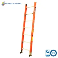 Escalera Certificada 2.10 m 7 P Sencilla Dieléctrica Tipo IA 136 kg