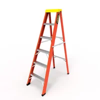 Escalera 1.84 m 6 P Tijera en Fibra de Vidrio 300 lb Horn