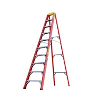 Escalera 10 P Tijera Fibra de Vidrio 300 lb Horn