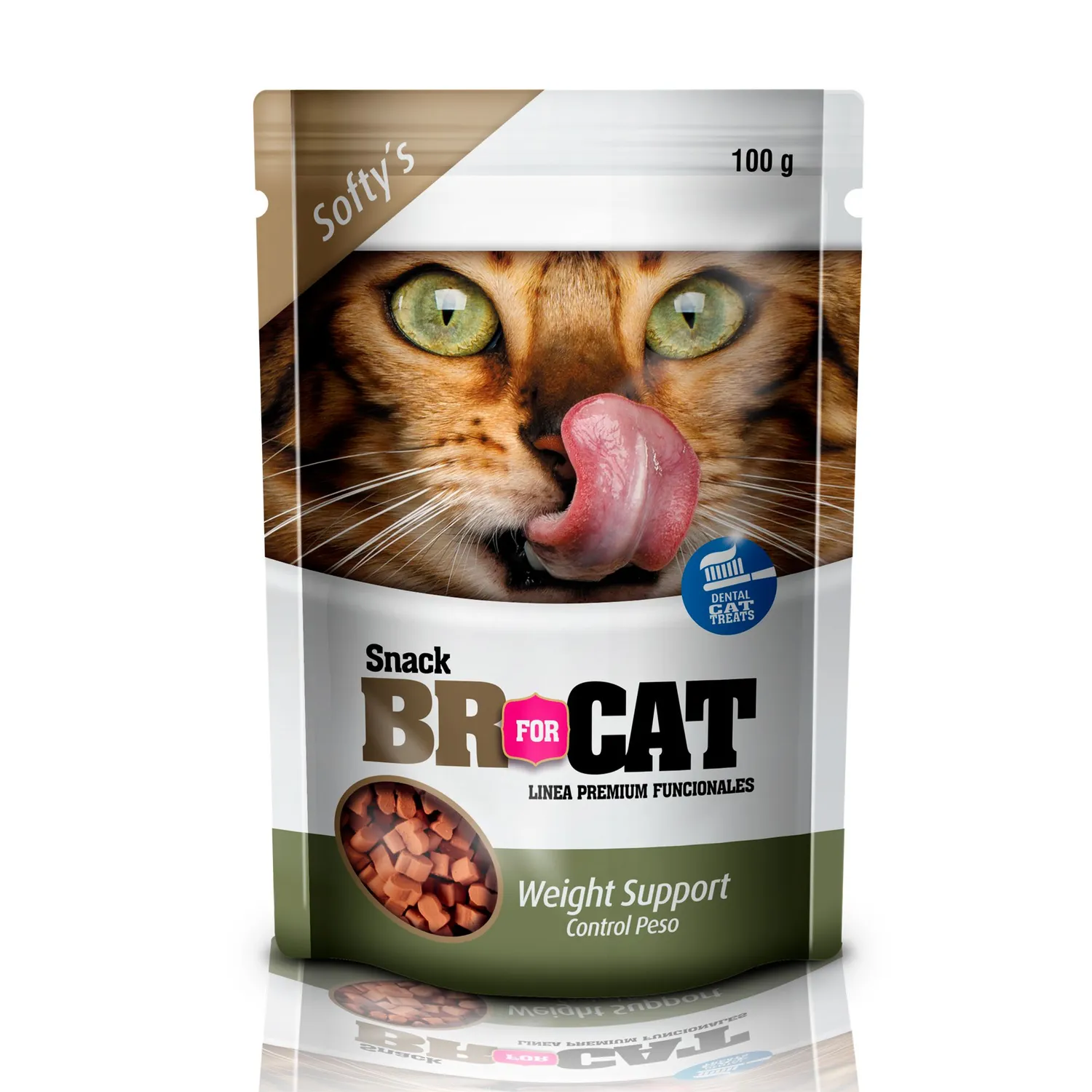 Snack para gato br for cat weiht support 100gr