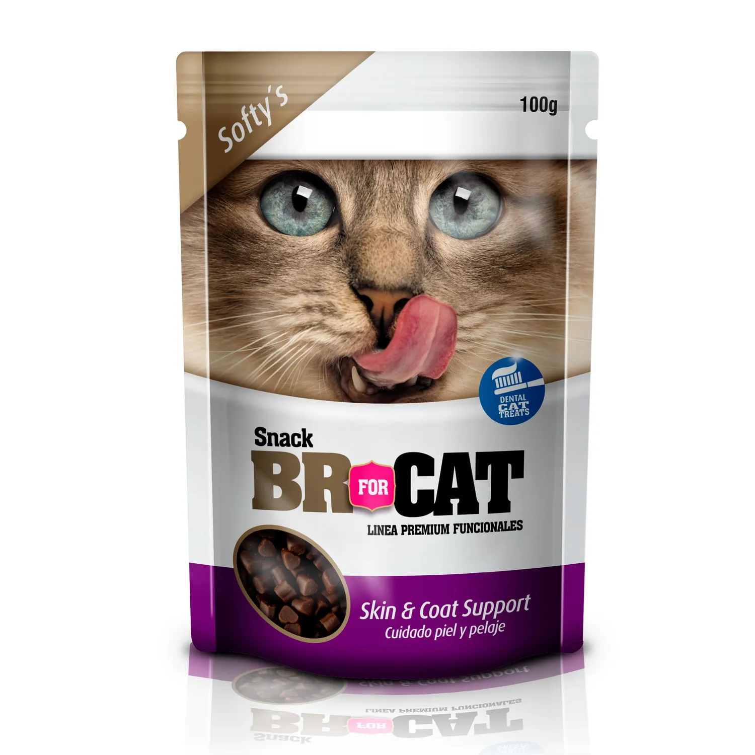 Snack para gato br for cat skin coat support 100gr