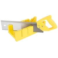 Caja de Ingletes con  Sierra de Plastico Vulcan