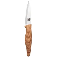 Cuchillo Papero/Verduras Acero Inoxidable con Mango en Plástico 8cm Café Just Home Collection