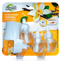 Ambientador Eléctrico Vainilla + Repuesto 3x25ml cada uno