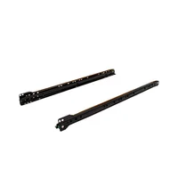 Riel Sencillo Negro 450mm