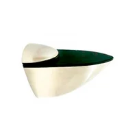 Soporte Entrepaño Vidrio Niquel 75mm Hvs888-02