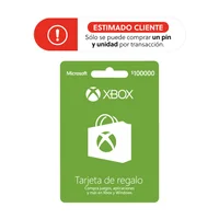 Pin Virtual Microsoft Xbox  100.000 Live