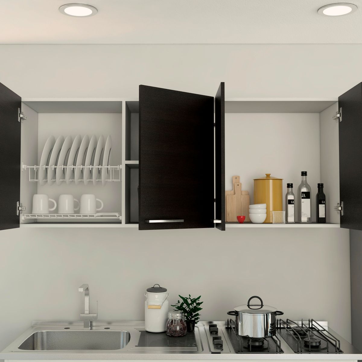 RTA DESIGN - Gabinete Cocina 1.50Cm Blanco Wengue